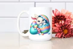 Watercolor Colorful Easter Clipart |T-shirt, Mug, Tumbler Product Image 2