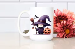 Cute Halloween Warlock PNG Product Image 2