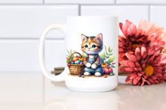 Quirky Baby Kitten with Autumn Vegetables Product Image 2