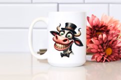 Cow Contempt Cow with Hat Clipart Product Image 2