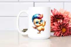 excited Baby Chicken Dancing PNG Product Image 2