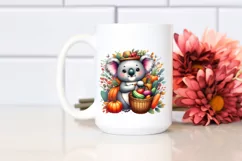 Baby Koala Carrying Basket | Sublimation | Clipart Product Image 2