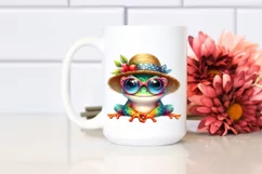 Colorful Summer Baby Frog with Sun es and Sun Hat | Product Image 2