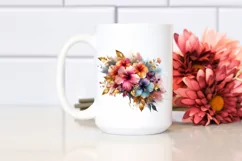 Colorful Hibiscus Bouquet | Clipart Product Image 2