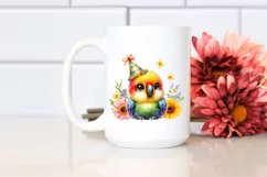 Baby Parrot Party Hat | Sublimation | Clipart Product Image 2