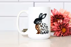 Easter Bunny Rose Flower, Clipart |T-shirt, Mug PNG Product Image 2