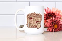 Retro Happy Christmas Day Png Product Image 2