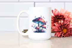 Detailed Shiny Magical Mushroom PNG Product Image 2
