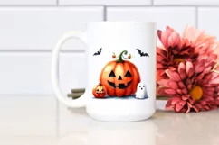 Simple Pumpkin Halloween Clipart, PNG Product Image 2