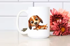 Joyful Dachshund moments | Sublimation | Clipart Product Image 2