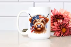 Big Eyes Huge Smile Highland Cow Clipart Product Image 2