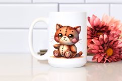 Vibrant Old Plush Cat | Clipart Product Image 2