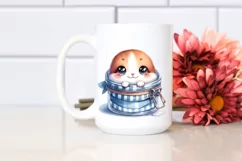 Cute Baby Smiling in a Jar PNG Product Image 2