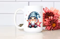 sitting,Baby Gnome on Star PNG Product Image 2