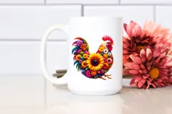 Abstract Watercolor Chicken, Transparent PNG Product Image 2