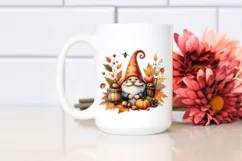 Detailed Autumn Gnome PNG Product Image 2