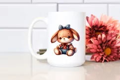 Cute Baby Plush Bunny | Sublimation | Clipart Product Image 2
