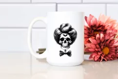 Skull with Hair Bow Tom PNG Product Image 2