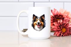 Funny Crazy Looking Collie | Sublimation | Clipart Product Image 2