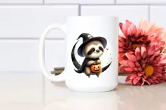 Cute Baby Sloth Halloween PNG Product Image 2