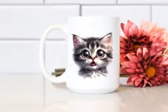 Expressive Cat Portrait, High-Res PNG Product Image 2