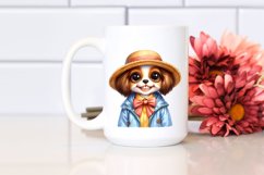 Baby Brittany Raincoat Clipart Product Image 2