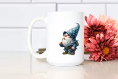 Gnome Blowing Dandelion Clipart |T-shirt, Mug, Tumbler Product Image 3