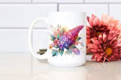 Watercolor Luxury Flower Love Splash Clipart Product Image 2