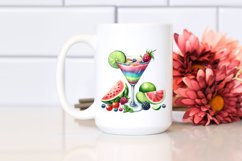 Watercolor Daiquiri Clipart Product Image 2