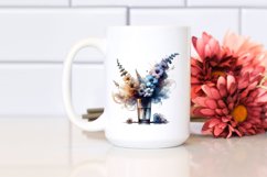 Abstract Artistic Delphinium Clipart Product Image 2