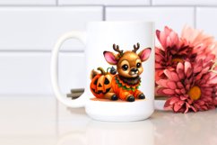 Cute Baby Elk Halloween | Sublimation Clipart Product Image 2