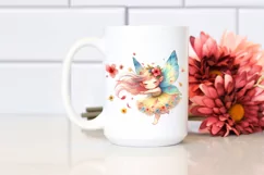 Colorful Fairy Wind Petals | Clipart Product Image 2