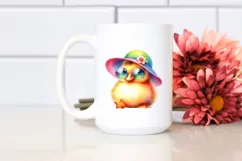 Cute Baby Duck with Sunglasses | Sublimation Clipart Product Image 2