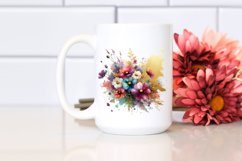 Vibrant Bouquet with Cosmos | Clipart Product Image 2