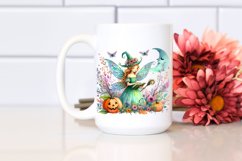 Simple Vibrant Fairy Halloween Clipart Product Image 2