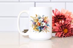 Vibrant Bouquet with Cosmos | Clipart Product Image 2