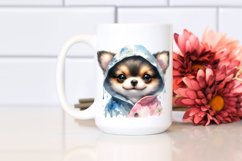 Expressive Chihuahua with Raincoat PNG Product Image 2