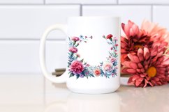 Colorful Carnation Frame, Transparent PNG Product Image 2