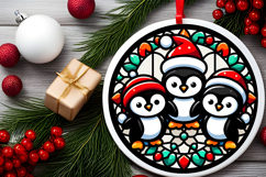 Round Christmass Ornament PNG Product Image 2