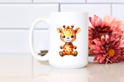 Colorful Baby Giraffe | Sublimation | Clipart Product Image 2