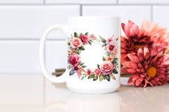 Colorful Rose Horizontal Frame PNG Product Image 2
