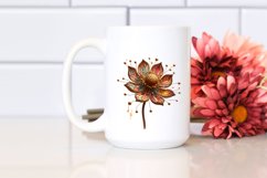 Abstract Wooden Anemone | Sublimation | Clipart Product Image 2