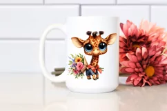 Baby Giraffe Human Like Flower Bouquet Product Image 2