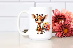 Baby Giraffe Human Like Flower Bouquet Product Image 2