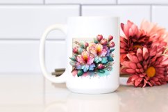 Pastel Rhododendron Stained Clipart Product Image 2