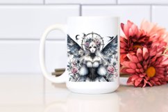 Detailed Gothic Fairy Watercolor Clipart Product Image 2