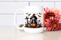Funny Halloween Clipart Tombstone PNG Product Image 2