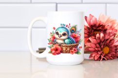 Colorful Baby Peacock Cuddling Product Image 2