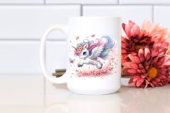 Whimsical Unicorn Tumbling Clipart Product Image 2