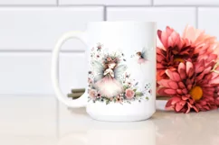 Washed Watercolor Whimsical Fairy Clipart Product Image 2